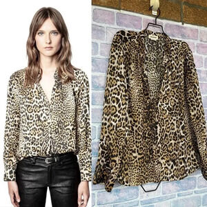 Zadig voltaire Tink Leo Satin tunic medium